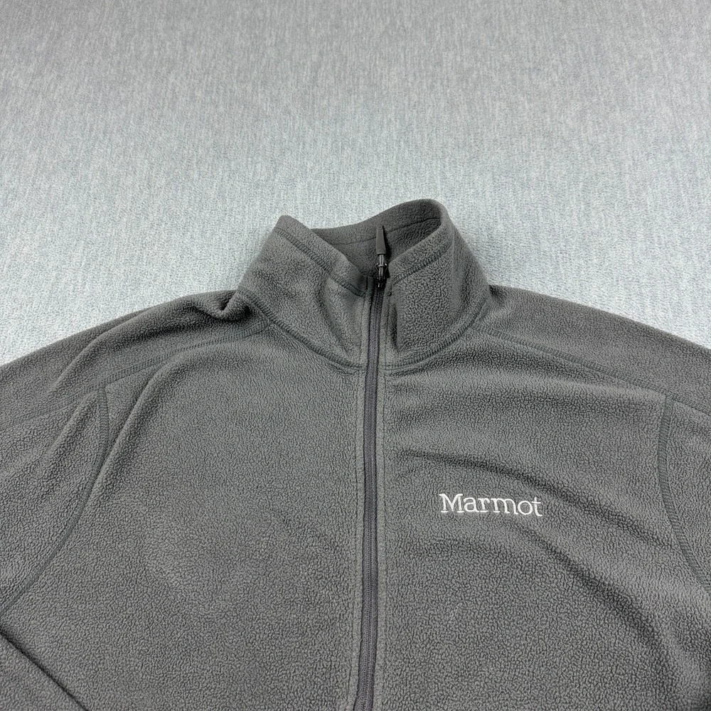Marmot‎ Sweater Mens Small Gray 1/2 Zip Rocklin Fleece Pullover Knit Outdoors